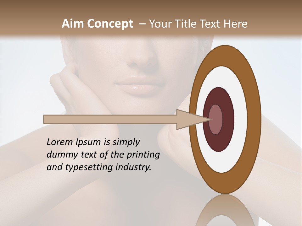 Summertime Bikini Happy PowerPoint Template