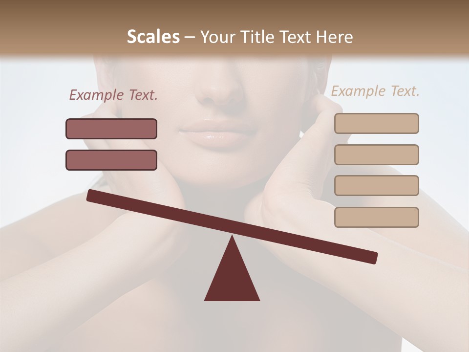 Summertime Bikini Happy PowerPoint Template