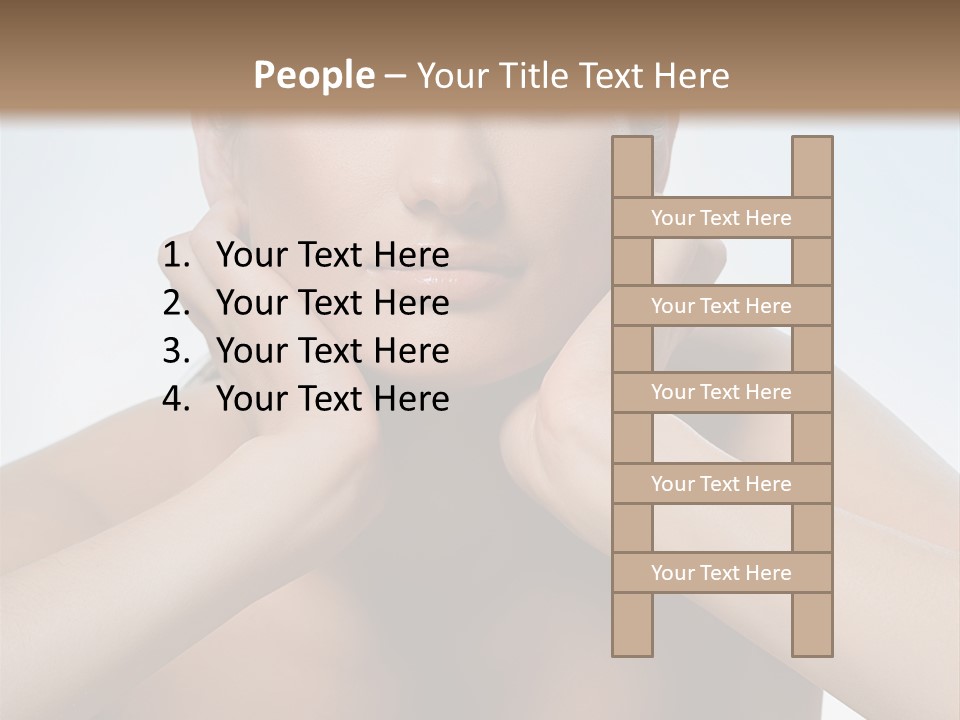 Summertime Bikini Happy PowerPoint Template