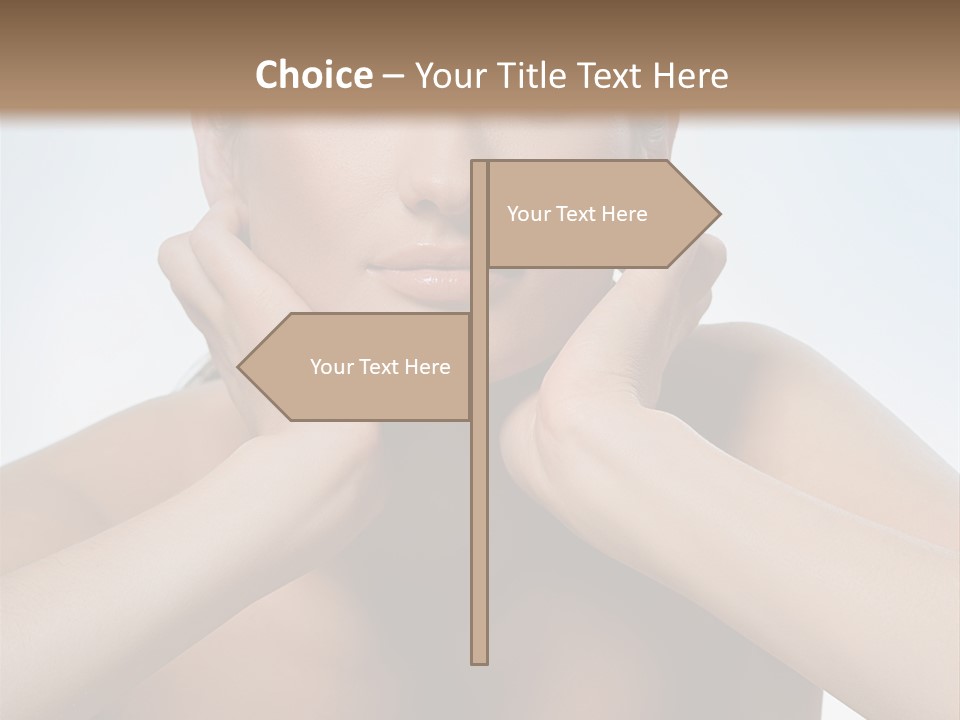 Summertime Bikini Happy PowerPoint Template