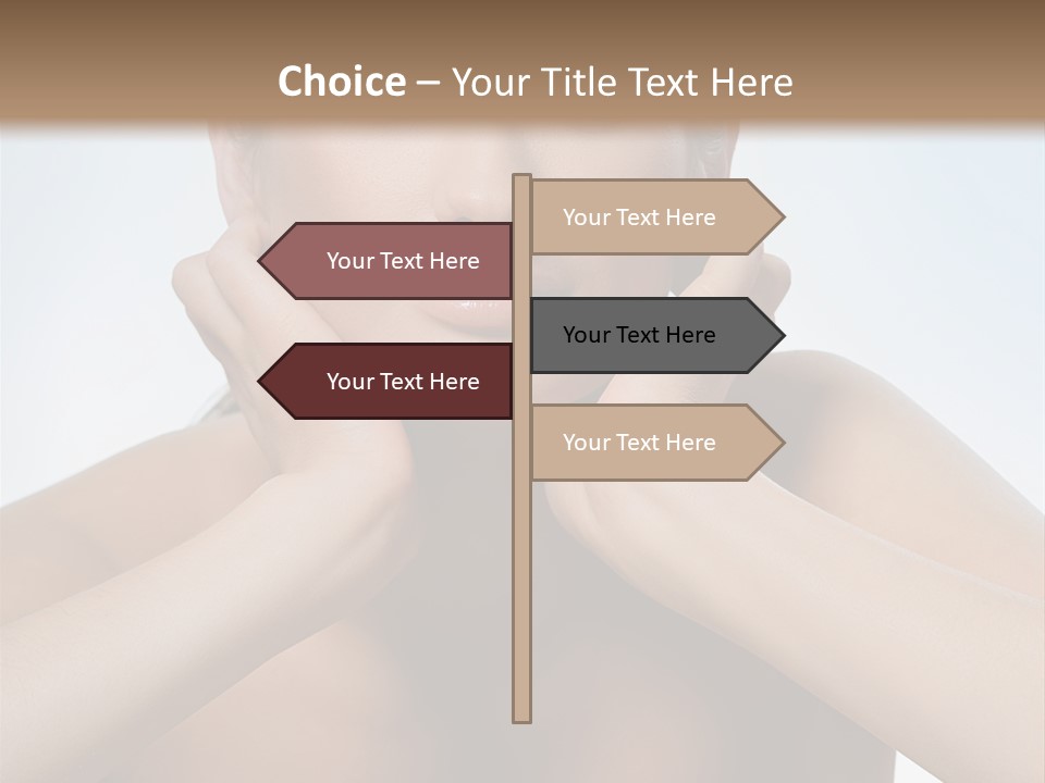 Summertime Bikini Happy PowerPoint Template