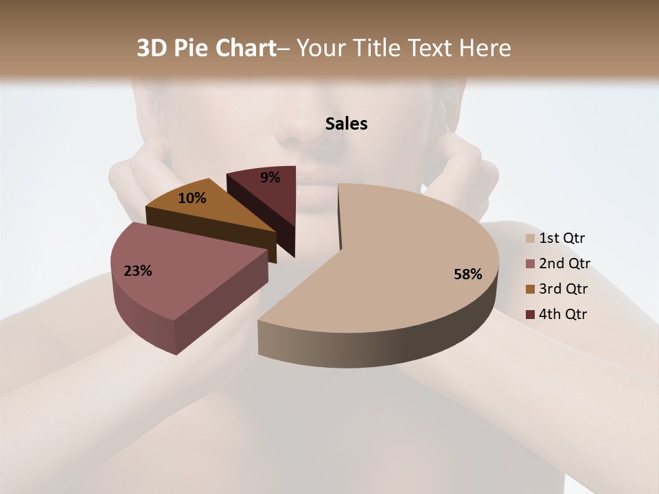 Summertime Bikini Happy PowerPoint Template