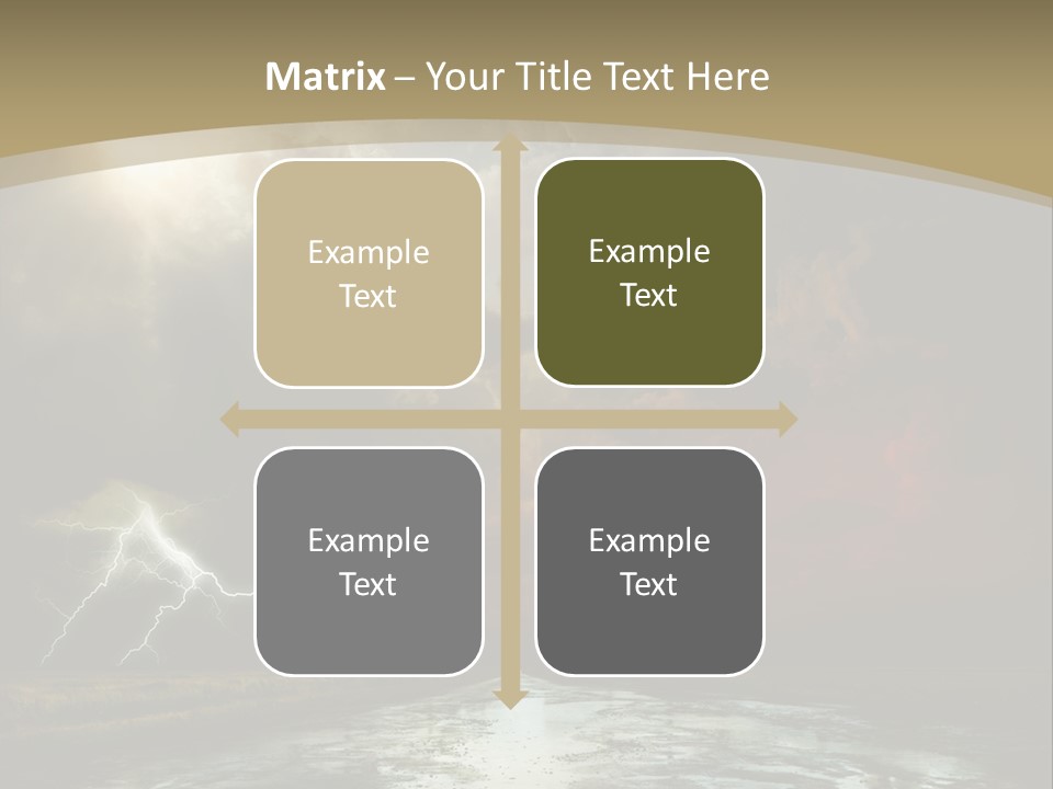 Muddy Field Horizon PowerPoint Template