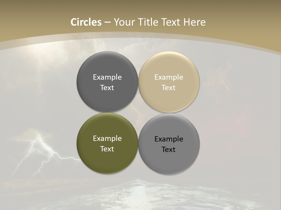 Muddy Field Horizon PowerPoint Template