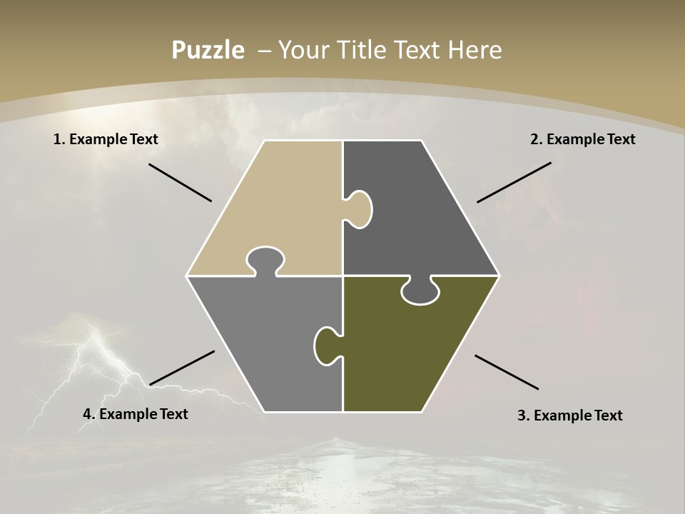 Muddy Field Horizon PowerPoint Template