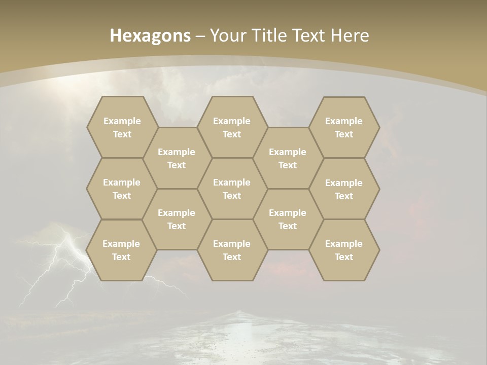 Muddy Field Horizon PowerPoint Template