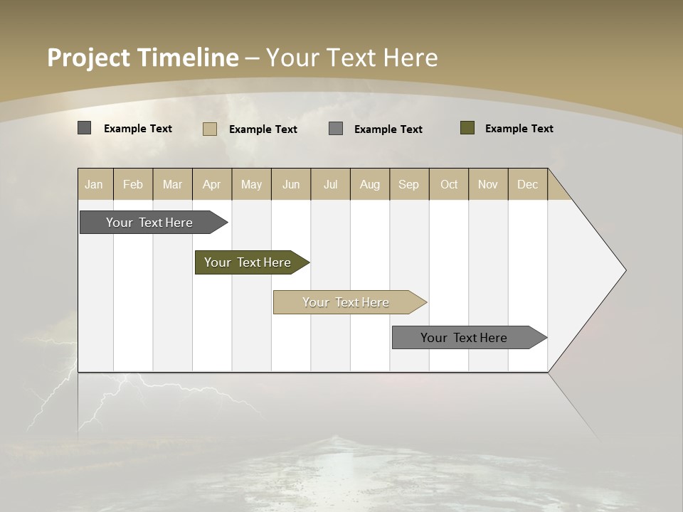 Muddy Field Horizon PowerPoint Template