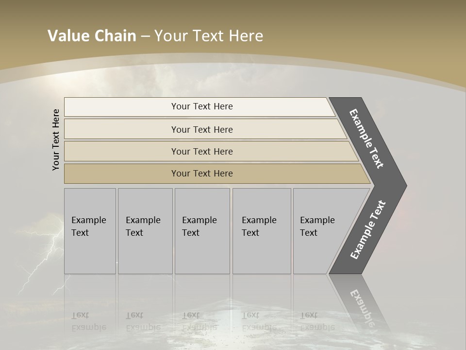 Muddy Field Horizon PowerPoint Template