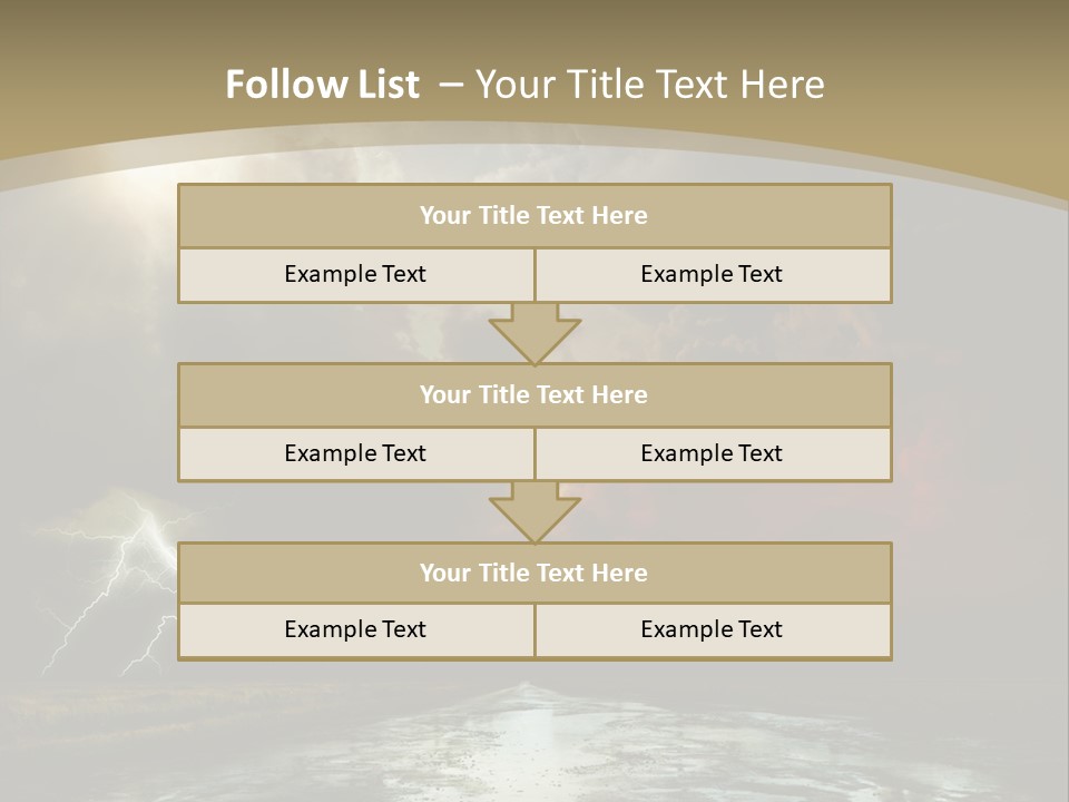 Muddy Field Horizon PowerPoint Template