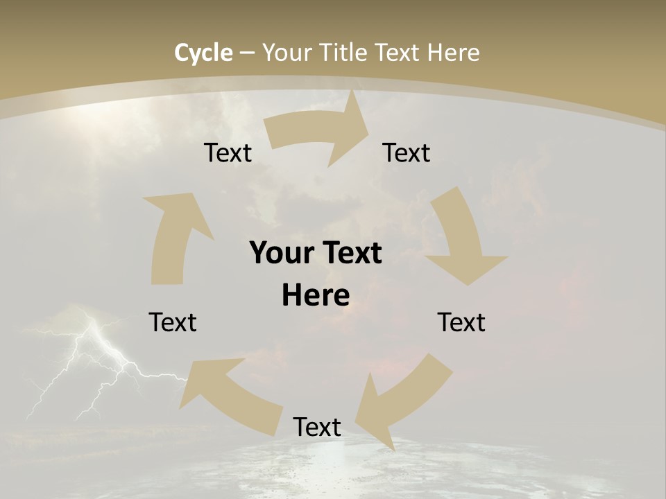 Muddy Field Horizon PowerPoint Template