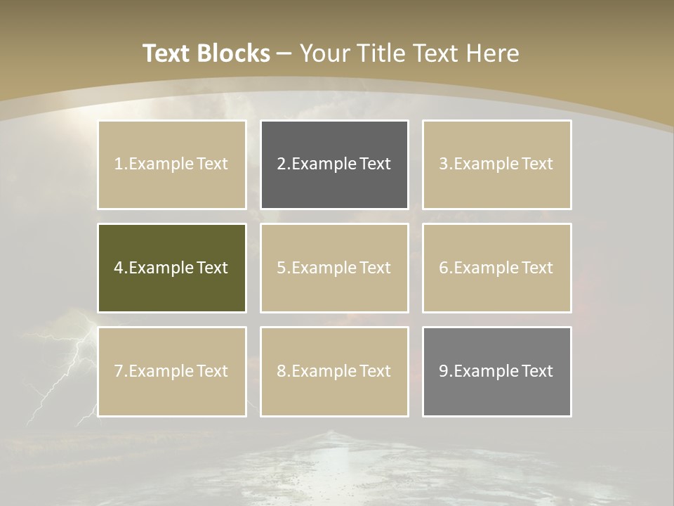 Muddy Field Horizon PowerPoint Template