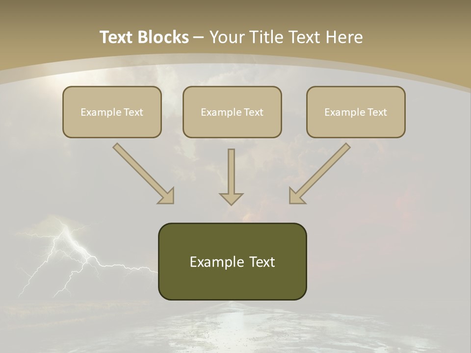Muddy Field Horizon PowerPoint Template