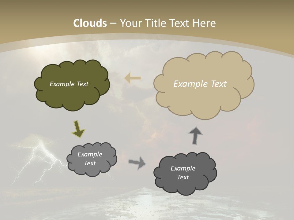 Muddy Field Horizon PowerPoint Template