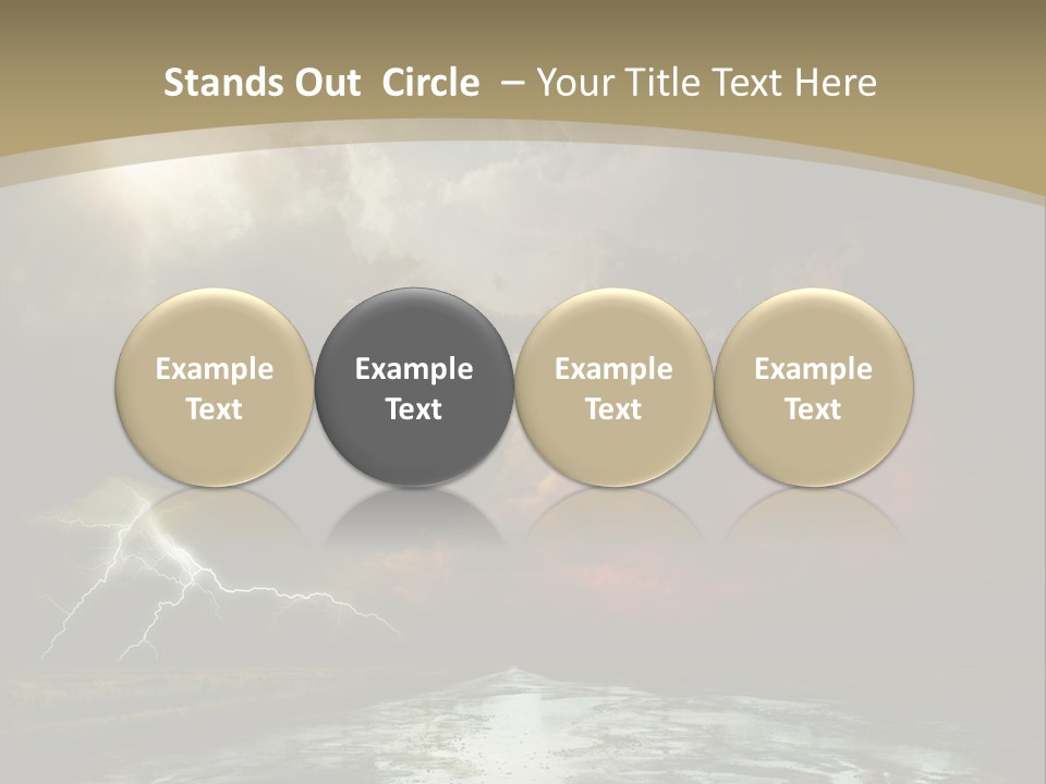 Muddy Field Horizon PowerPoint Template