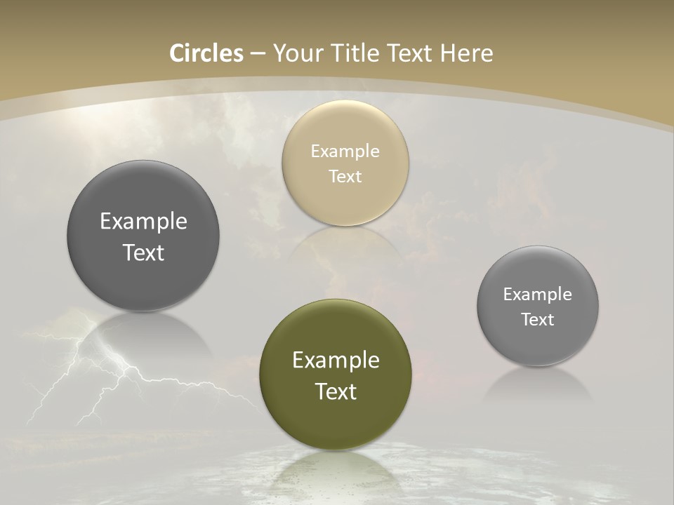 Muddy Field Horizon PowerPoint Template