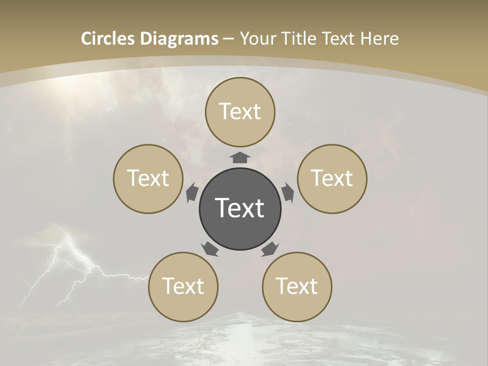 Muddy Field Horizon PowerPoint Template