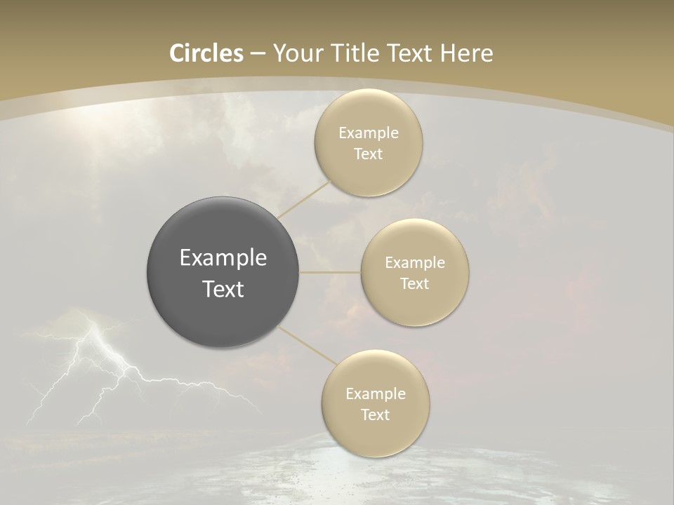 Muddy Field Horizon PowerPoint Template