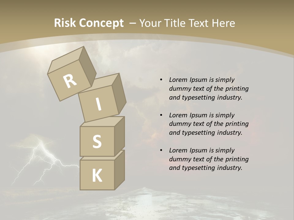 Muddy Field Horizon PowerPoint Template