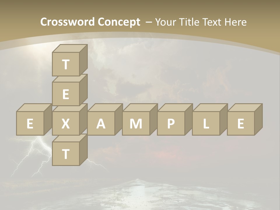 Muddy Field Horizon PowerPoint Template