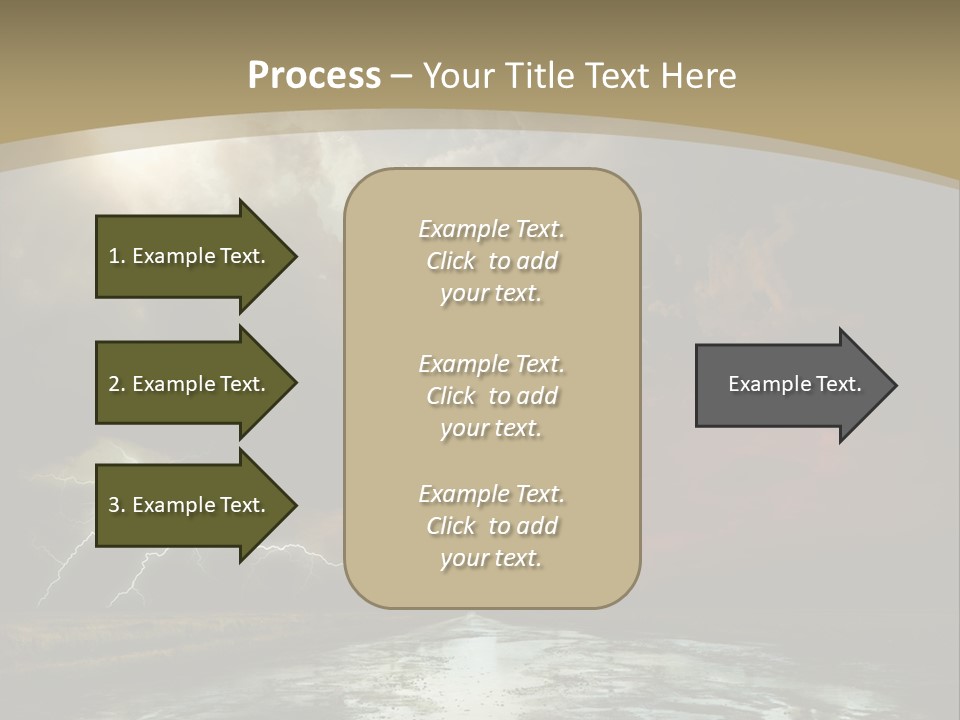 Muddy Field Horizon PowerPoint Template