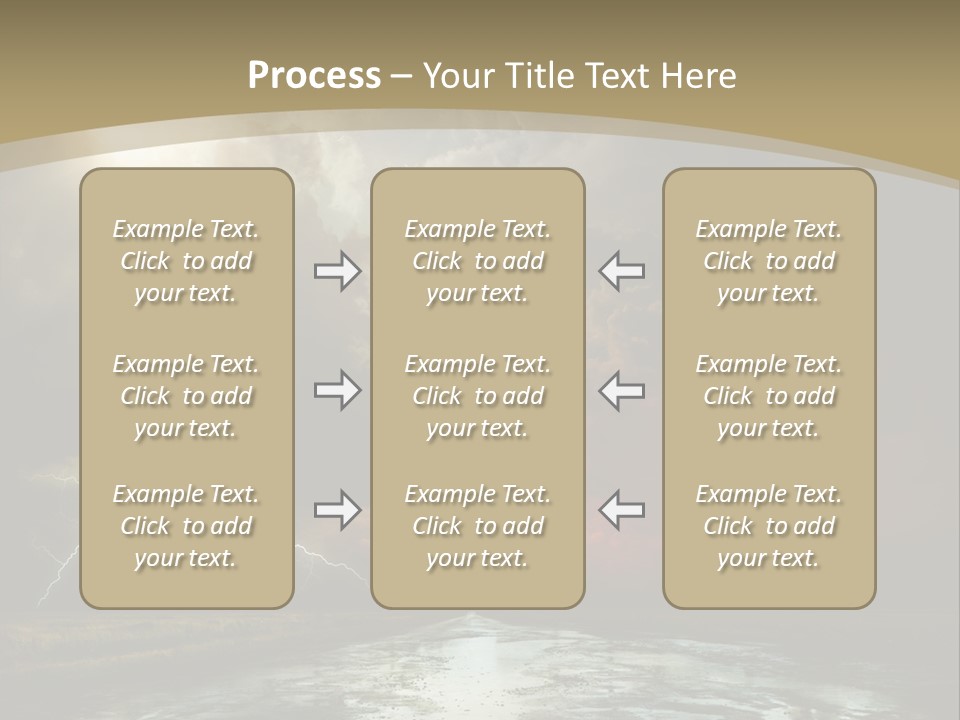 Muddy Field Horizon PowerPoint Template