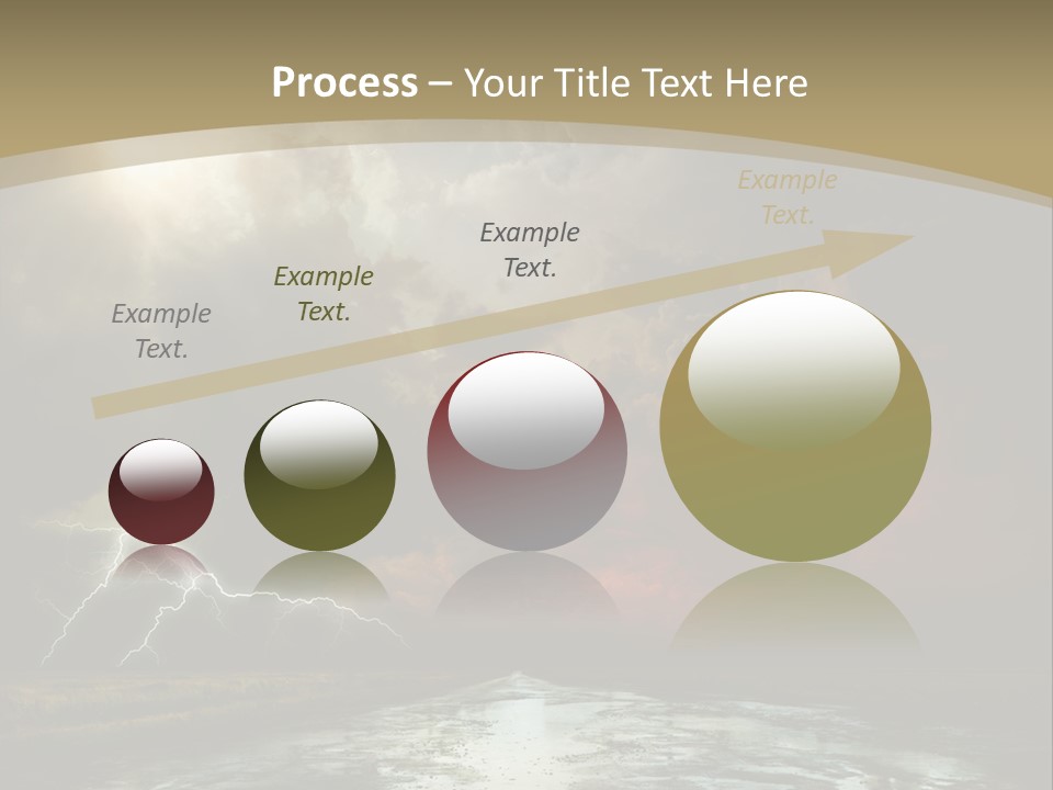 Muddy Field Horizon PowerPoint Template