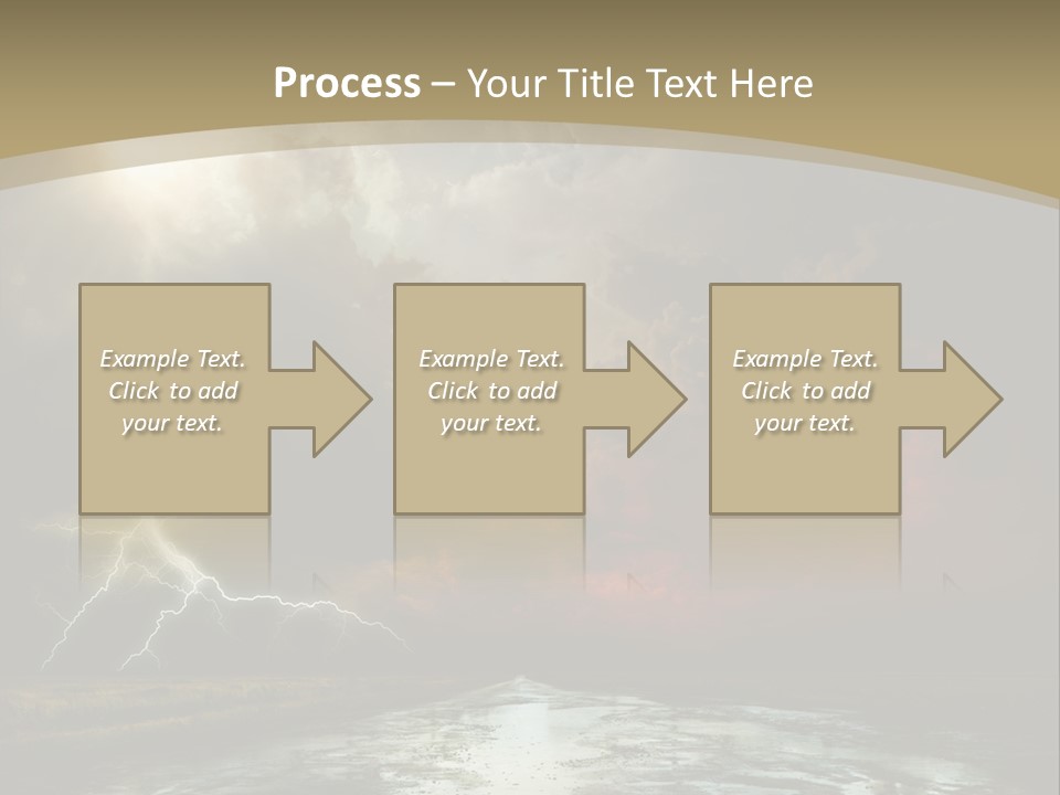 Muddy Field Horizon PowerPoint Template