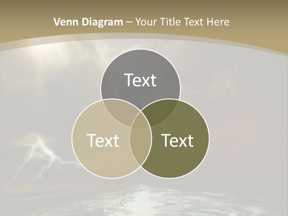 Muddy Field Horizon PowerPoint Template