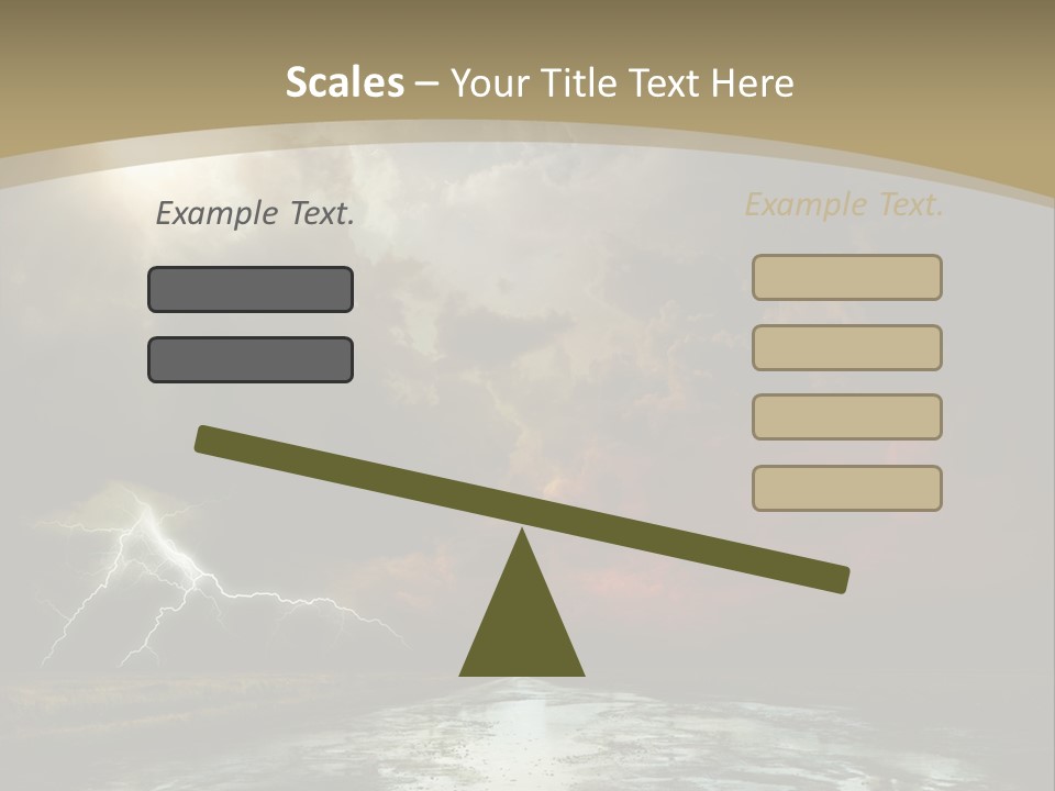 Muddy Field Horizon PowerPoint Template