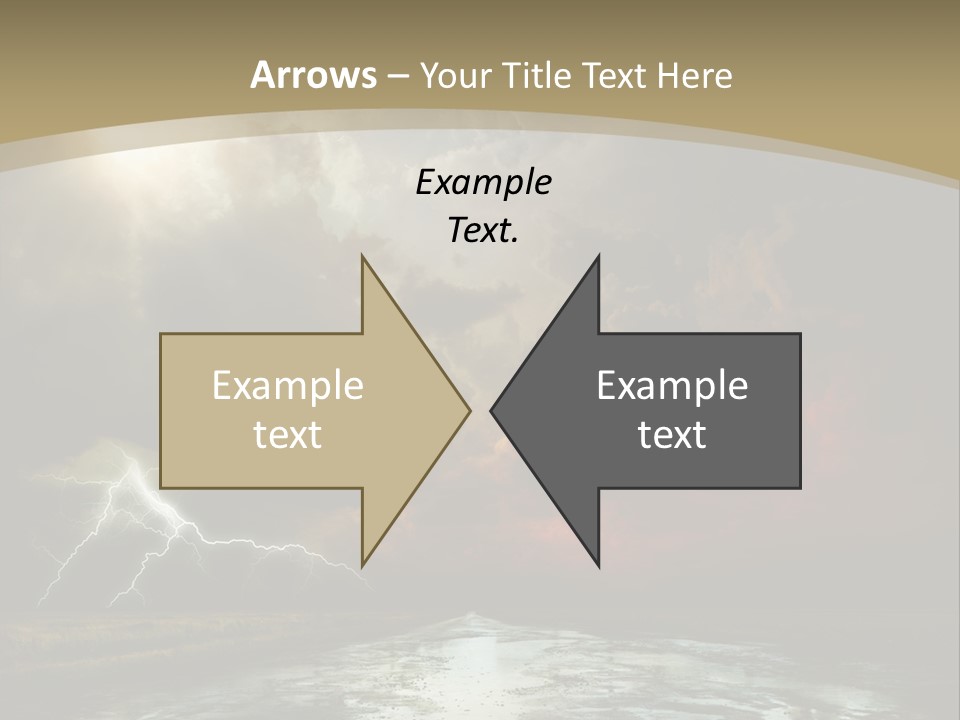Muddy Field Horizon PowerPoint Template