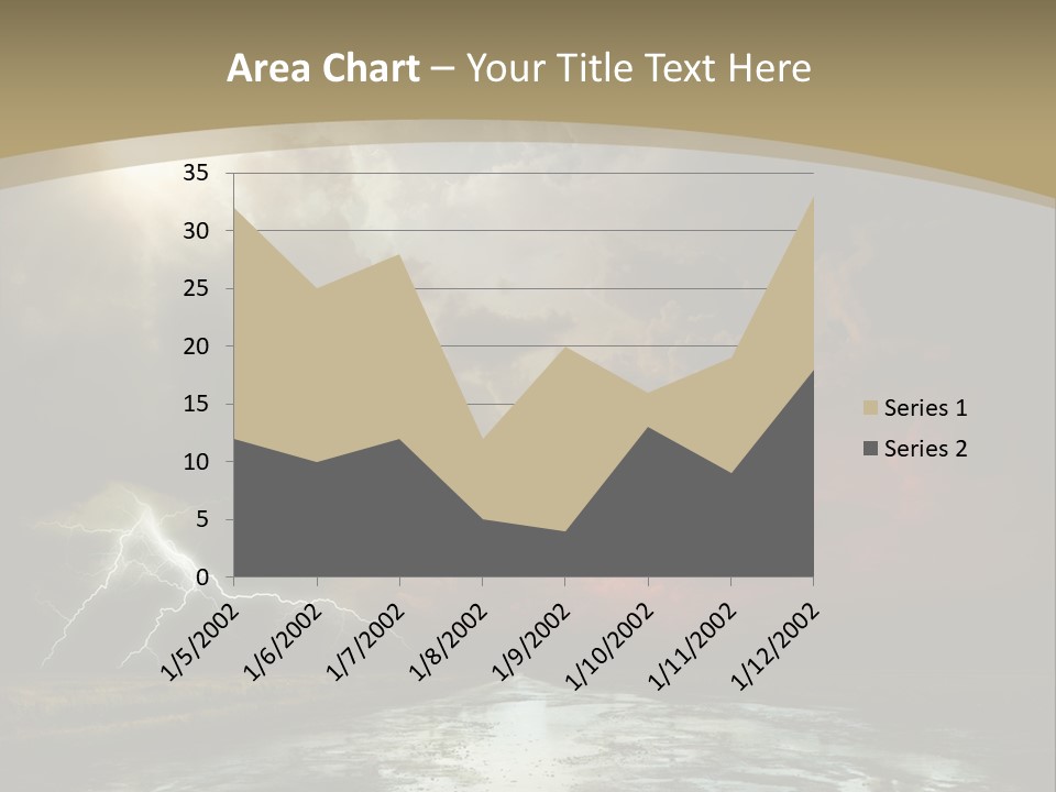 Muddy Field Horizon PowerPoint Template