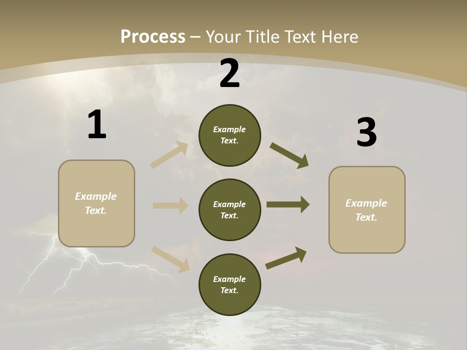 Muddy Field Horizon PowerPoint Template
