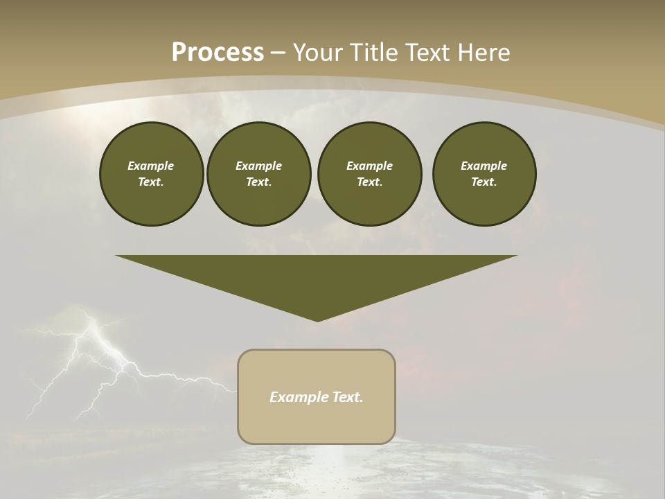 Muddy Field Horizon PowerPoint Template