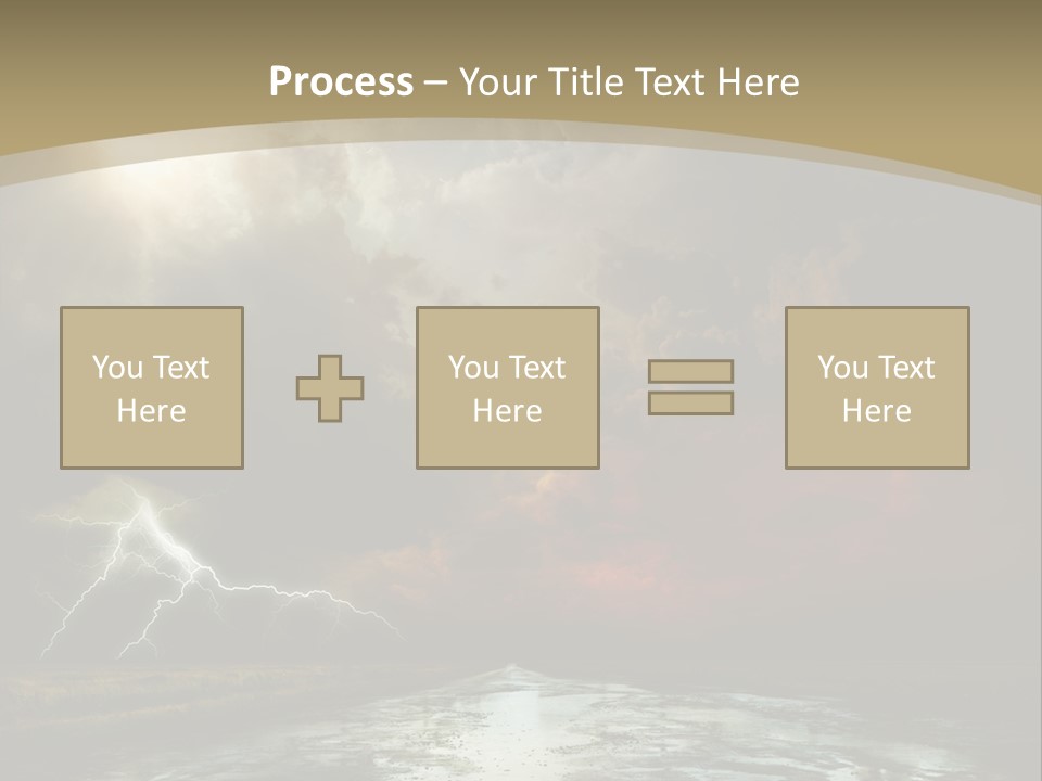 Muddy Field Horizon PowerPoint Template