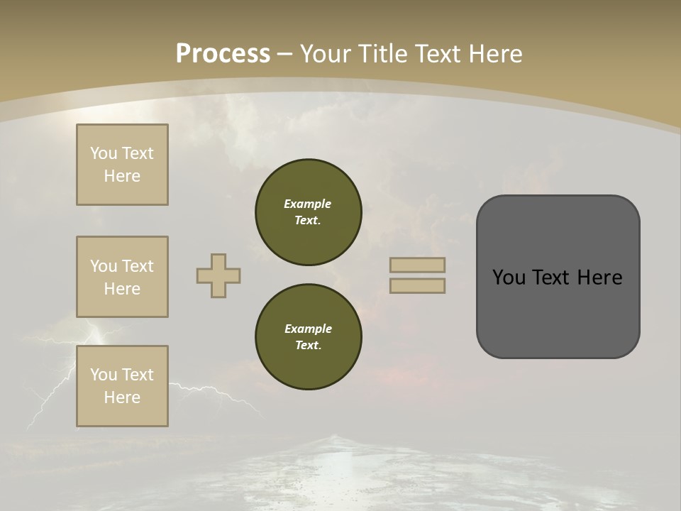 Muddy Field Horizon PowerPoint Template