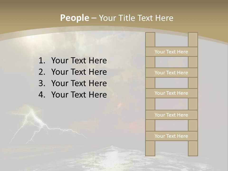 Muddy Field Horizon PowerPoint Template