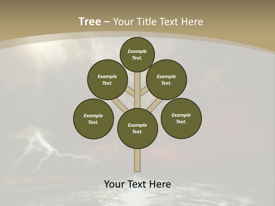 Muddy Field Horizon PowerPoint Template