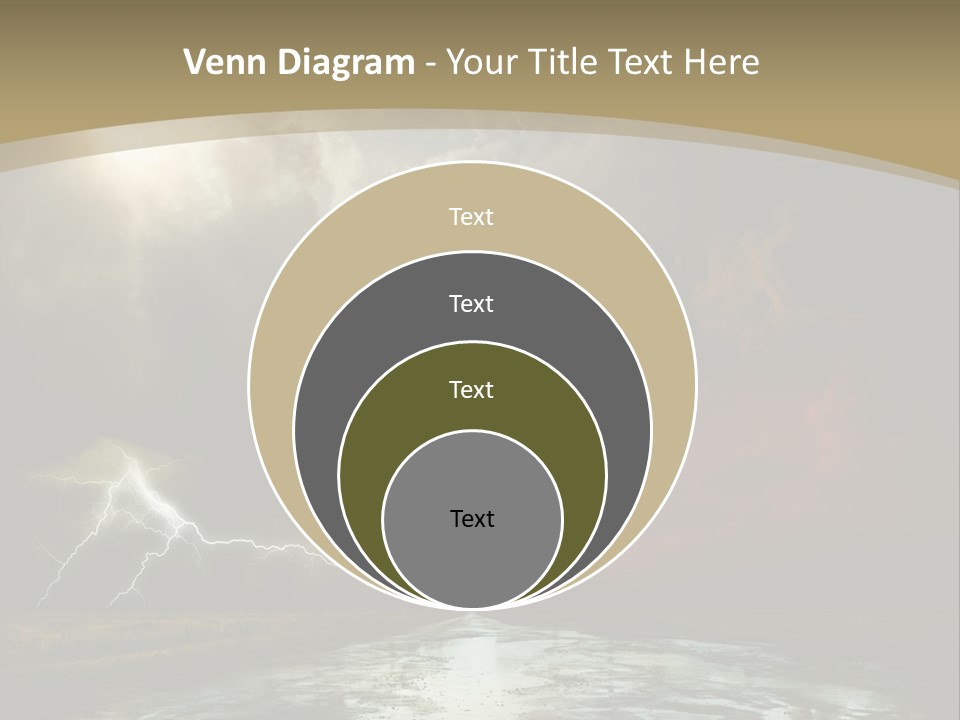 Muddy Field Horizon PowerPoint Template