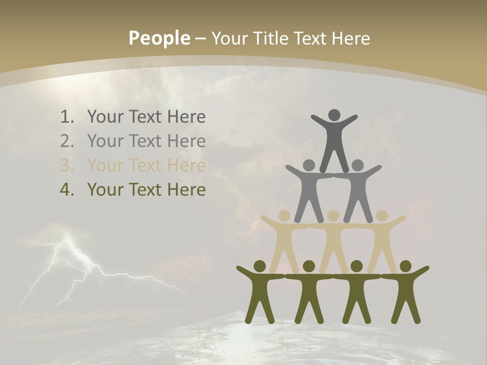 Muddy Field Horizon PowerPoint Template
