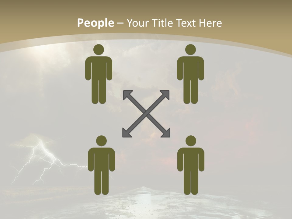 Muddy Field Horizon PowerPoint Template