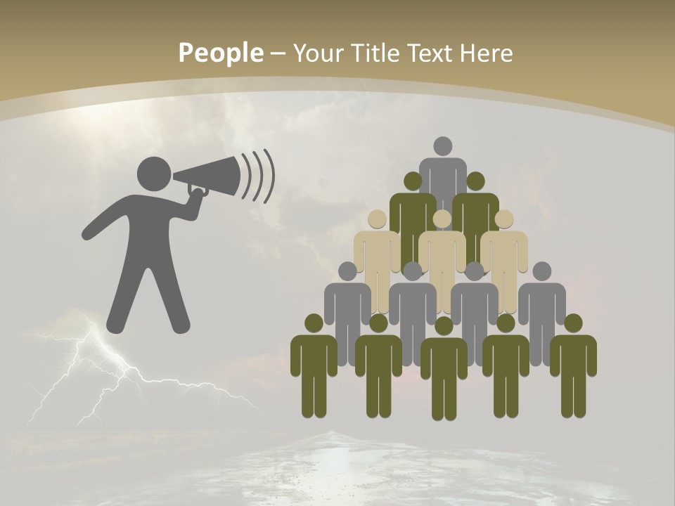 Muddy Field Horizon PowerPoint Template