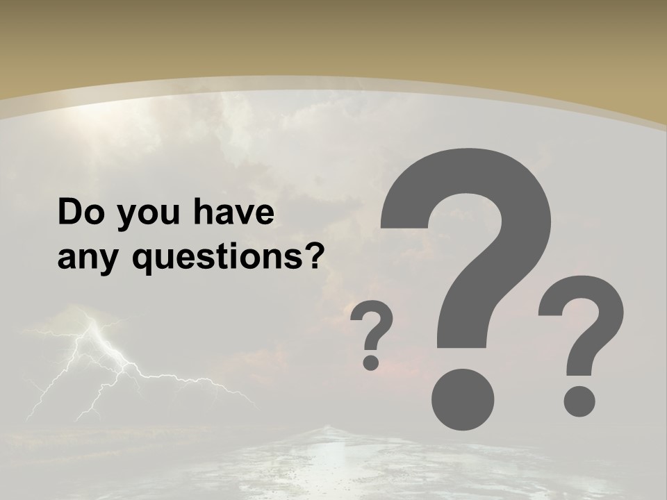 Muddy Field Horizon PowerPoint Template