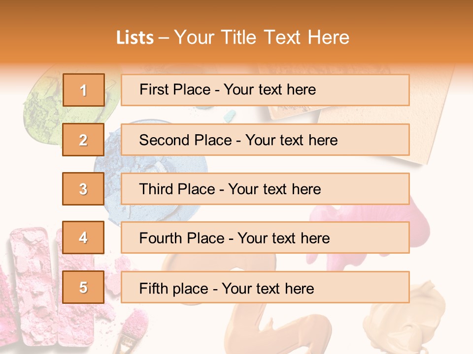 Foundation Makeup Cosmetics PowerPoint Template