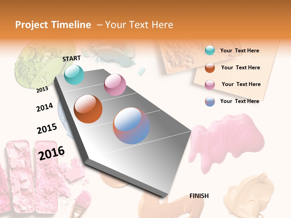 Foundation Makeup Cosmetics PowerPoint Template