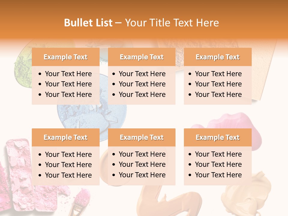 Foundation Makeup Cosmetics PowerPoint Template