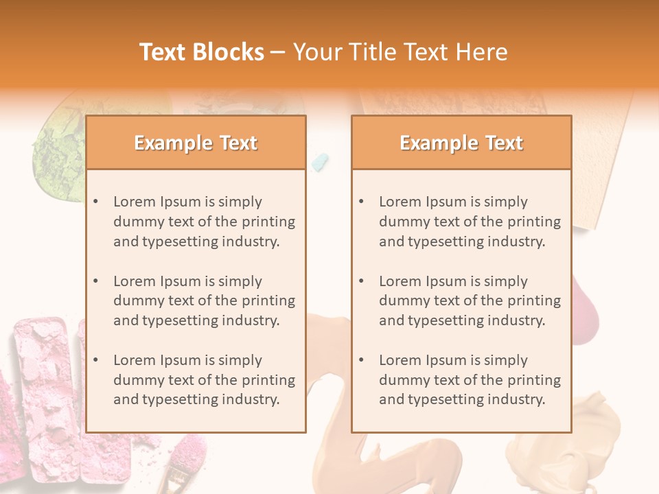 Foundation Makeup Cosmetics PowerPoint Template