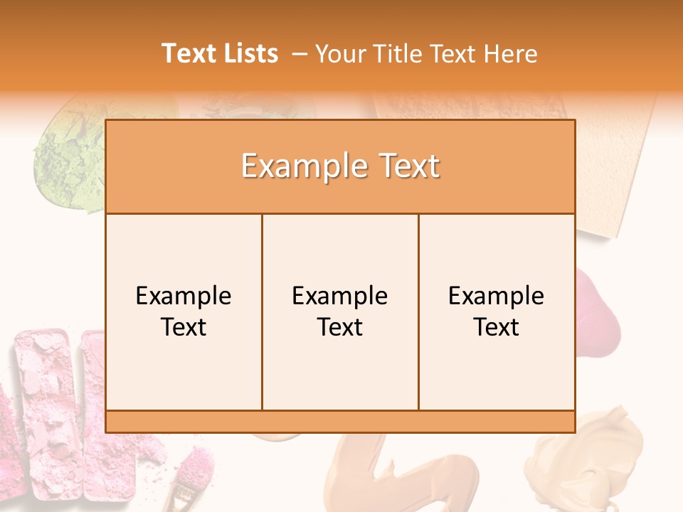Foundation Makeup Cosmetics PowerPoint Template