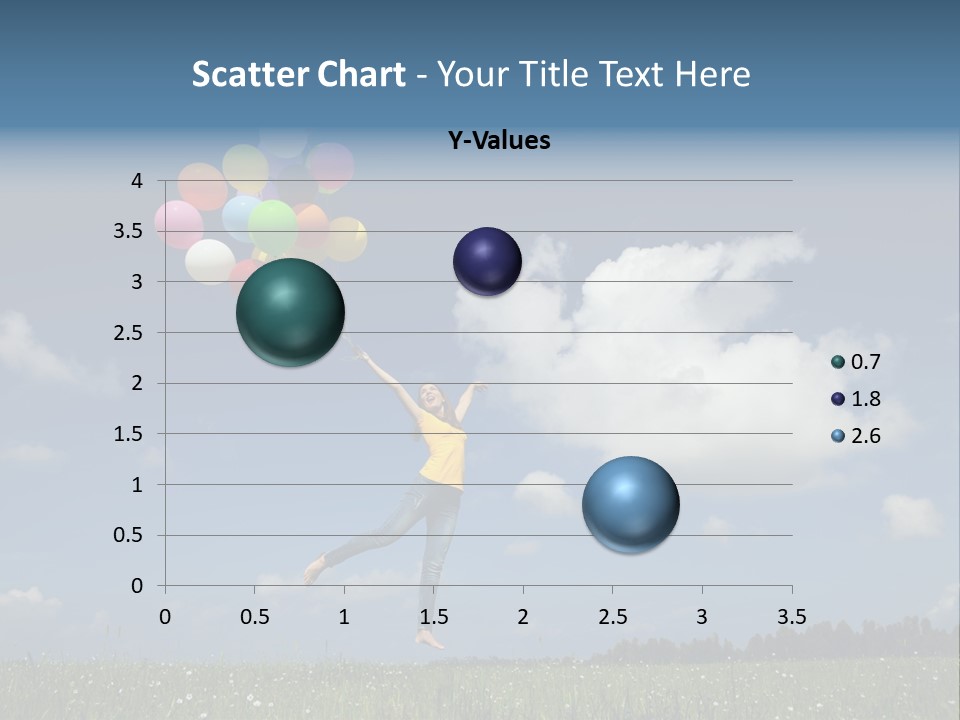 Balloons Spring Green PowerPoint Template