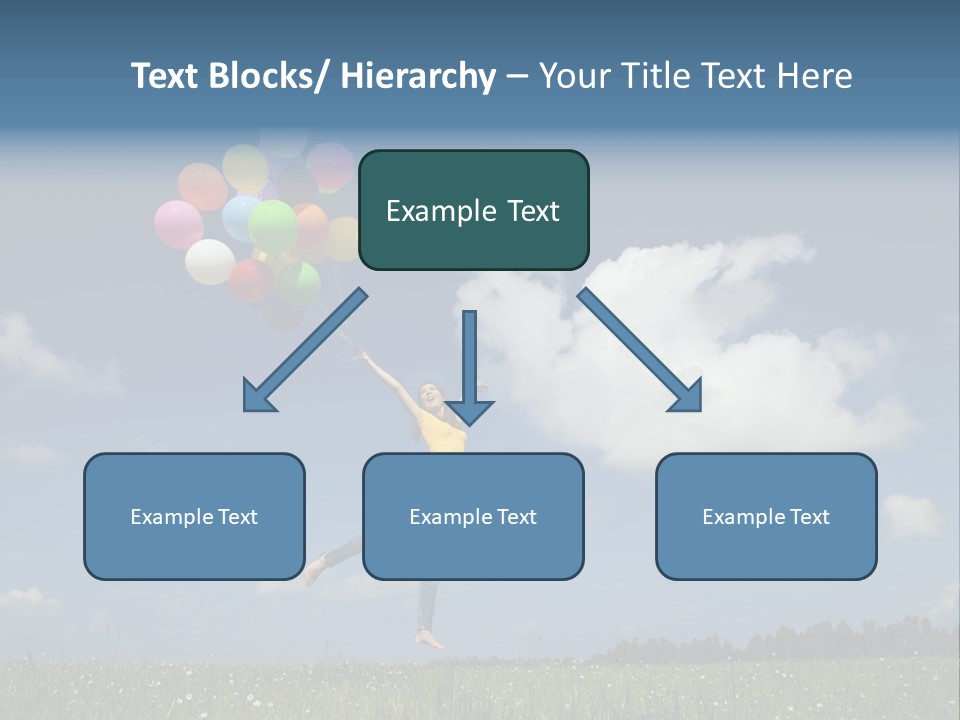 Balloons Spring Green PowerPoint Template