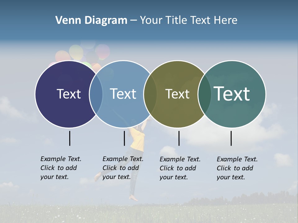 Balloons Spring Green PowerPoint Template